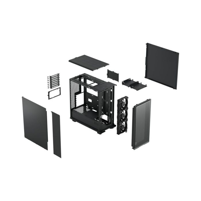Fractal Design FD-C-EPO1A-01 Caja Epoch Black Solid Torre ATX con Flujo de Aire Optimizado y 3 Ventiladores 4 Fractal Design FD-C-EPO1A-01 Caja Epoch Black Solid Torre ATX con Flujo de Aire Optimizado y 3 Ventiladores 4