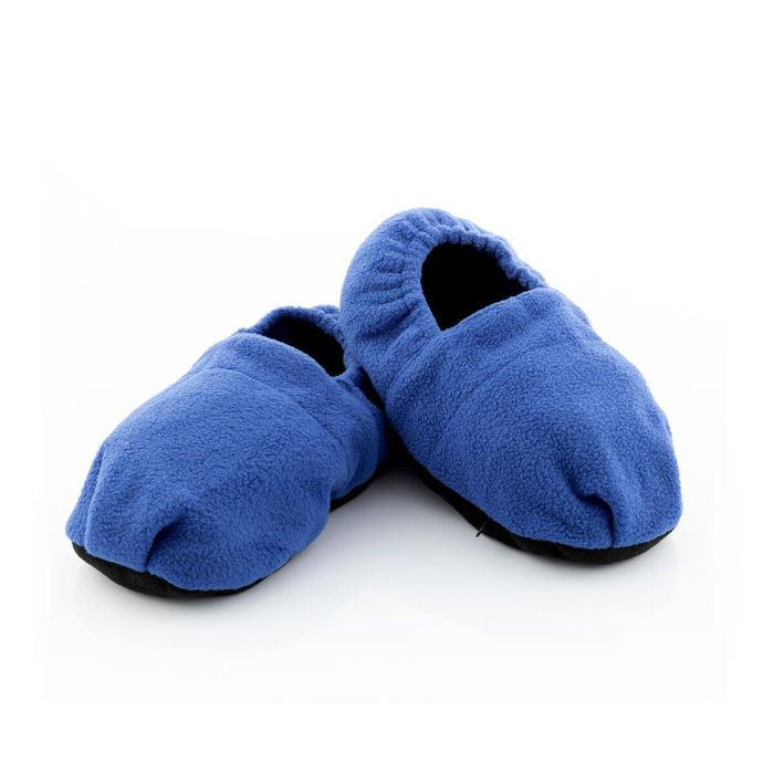 Zapatillas de Casa Calentables en Microondas InnovaGoods Azul 2 Zapatillas de Casa Calentables en Microondas InnovaGoods Azul 2