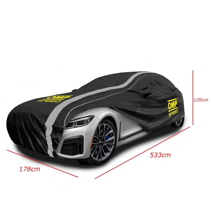 Omp Speed Funda Cubre Coche Exterior-Interior, Impermeable, 3 Capas, Talla XL, 533 X 178 X 120 cm OMPS18011019 5 Omp Speed Funda Cubre Coche Exterior-Interior, Impermeable, 3 Capas, Talla XL, 533 X 178 X 120 cm OMPS18011019 5