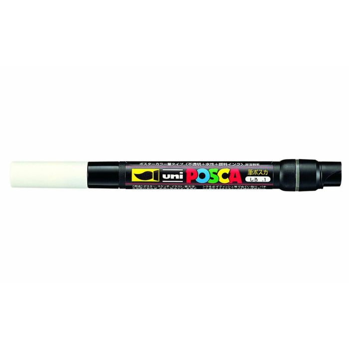 Rotuladores POSCA PCF-350 Blanco (5 Unidades) 2