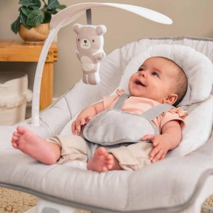 Mecedora para bebé 3 en 1 INGENUITY Keep Cozy - Linden - 3 posiciones: Arco con peluches extraíbles, hasta 18 kg 5 Mecedora para bebé 3 en 1 INGENUITY Keep Cozy - Linden - 3 posiciones: Arco con peluches extraíbles, hasta 18 kg 5