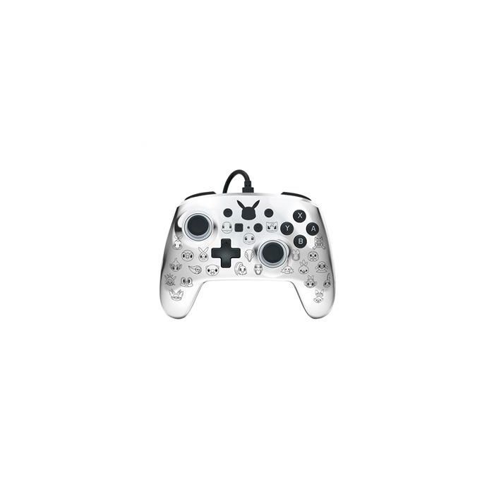 Power A 1522785-01 Mando con Cable Mejorado para Nintendo Switch - Pikachu Negro/Plata, Compatible con Switch OLED y Switch, Botones Asignables, Cable USB-C 3m Power A 1522785-01 Mando con Cable Mejorado para Nintendo Switch - Pikachu Negro/Plata, Compatible con Switch OLED y Switch, Botones Asignables, Cable USB-C 3m