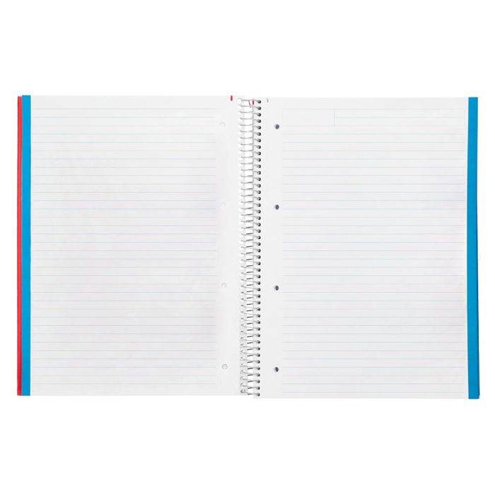 Cuaderno Espiral Liderpapel A4 Micro Jolly Tapa Forrada 140H 75 gr Horizontal 5 Bandas4 Taladros Colores Surtidos 8