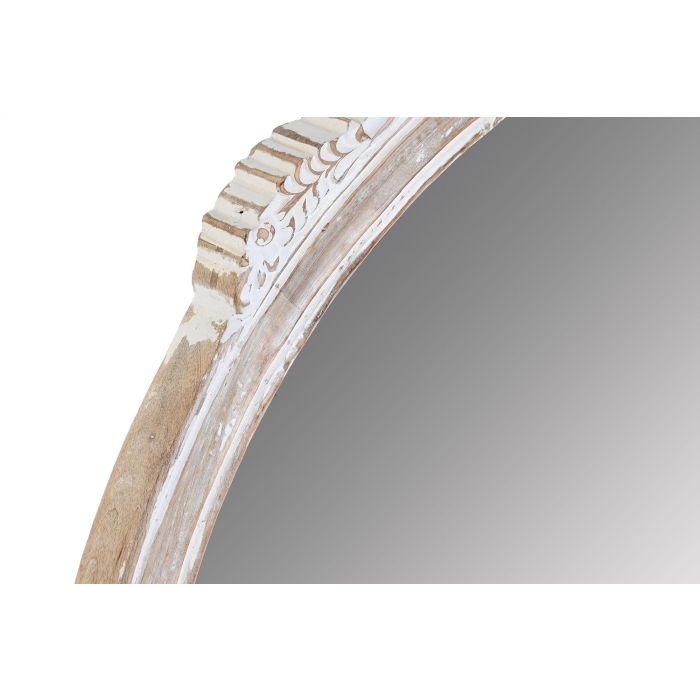 DKD Home Decor Espejo Indio Blanco 3 x 86.35 x 76 cm 1