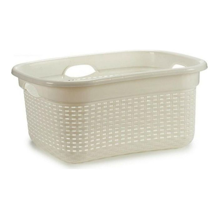 Cesto Kipit 986485 Blanco Plástico 25 L 42,5 x 25,5 x 63,5 cm