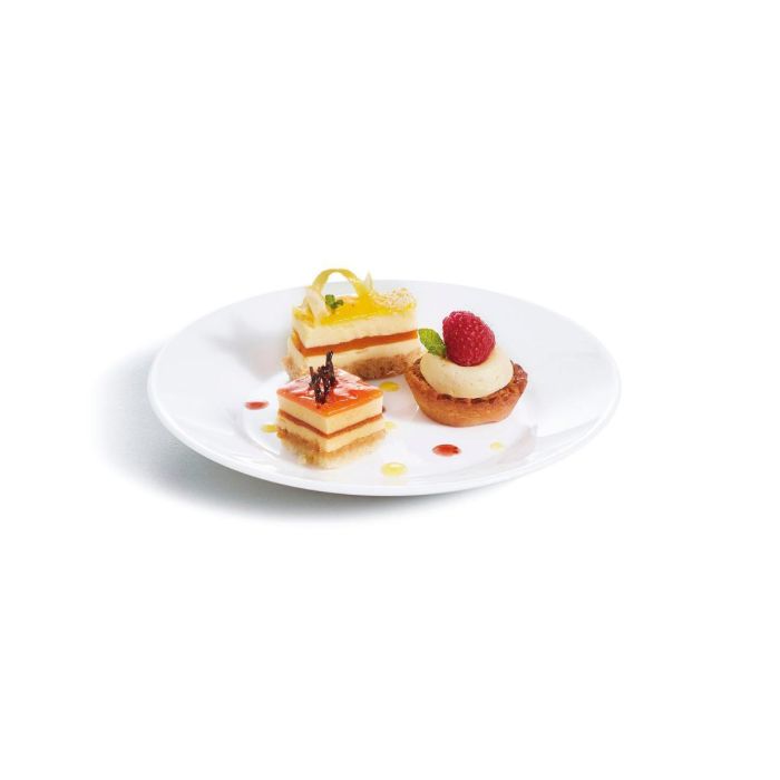 Arcoroc Set 6 Platos Postre Restaurant Opal Vidrio Templado 19,5 cm 2
