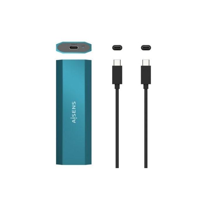 AISENS CAJA EXTERNA M.2 (NGFF) ASM2-019BLU SATA/NVME A USB3.1 GEN2, AZUL 3 AISENS CAJA EXTERNA M.2 (NGFF) ASM2-019BLU SATA/NVME A USB3.1 GEN2, AZUL 3