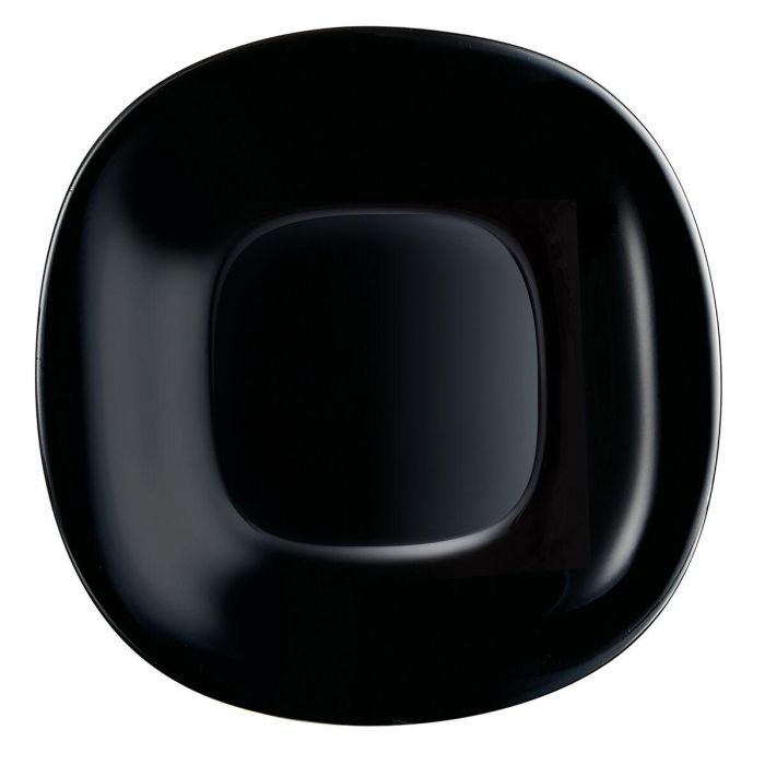 Plato de Postre Luminarc Carine Negro Vidrio (19 cm) (24 Unidades) 1 Plato de Postre Luminarc Carine Negro Vidrio (19 cm) (24 Unidades) 1