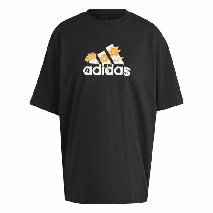 Camiseta de Manga Corta Mujer Adidas Flower Pack Bos Negro 0 Camiseta de Manga Corta Mujer Adidas Flower Pack Bos Negro 0