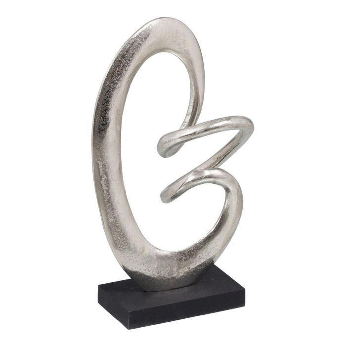 Figura Decorativa 18,5 x 8 x 34 cm Negro Plata 0 Figura Decorativa 18,5 x 8 x 34 cm Negro Plata 0
