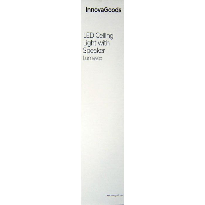 Inde Lámpara LED de techo con altavoz Lumavox Innovago, 30 x 30 x 5 cm (4 Unidades) 12 Inde Lámpara LED de techo con altavoz Lumavox Innovago, 30 x 30 x 5 cm (4 Unidades) 12