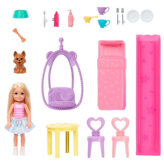 Casa De Chelsea Barbie Jfw49 Mattel 2 Casa De Chelsea Barbie Jfw49 Mattel 2