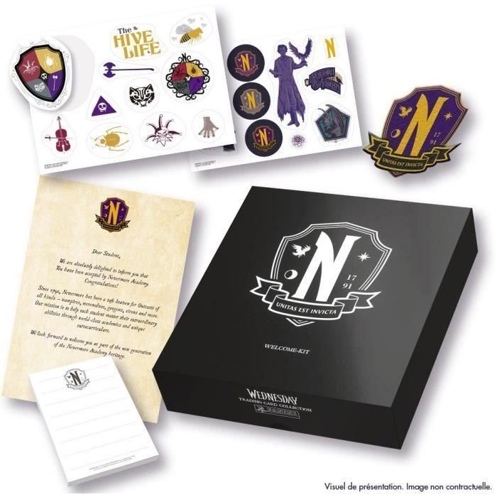 Panini PAN1700955653655 Tarjetas Coleccionables MIÉRCOLES HALLOWEEN - Pack de 40 tarjetas + 5 XXL 1