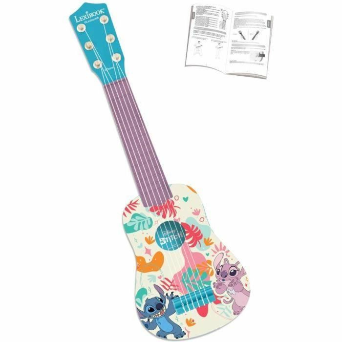 Lexibook Guitarra Stitch Disney 53cm Cuerdas de Nylon 4 Lexibook Guitarra Stitch Disney 53cm Cuerdas de Nylon 4