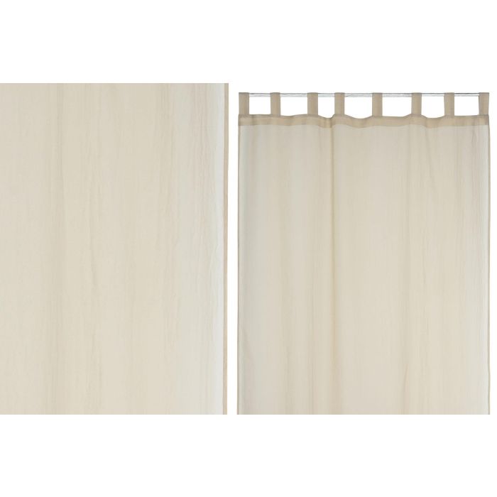 Visillo Urban DKD Home Decor Beige 260 x 140 cm (2 Unidades) Visillo Urban DKD Home Decor Beige 260 x 140 cm (2 Unidades)