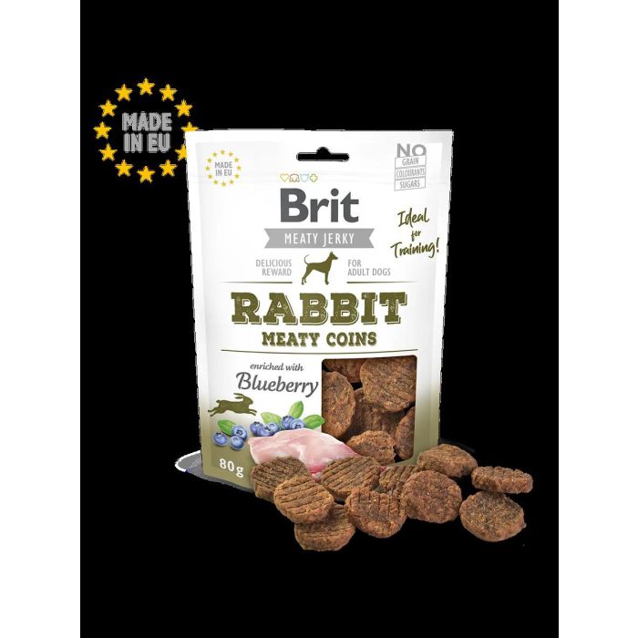 Brit Jerky Snack With Rabbit 80 gr