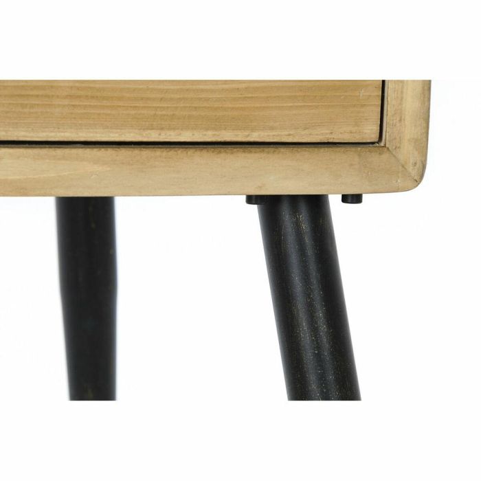 Mesa auxiliar DKD Home Decor Marrón Negro Metal Abeto 100 x 50 x 52,5 cm 3 Mesa auxiliar DKD Home Decor Marrón Negro Metal Abeto 100 x 50 x 52,5 cm 3