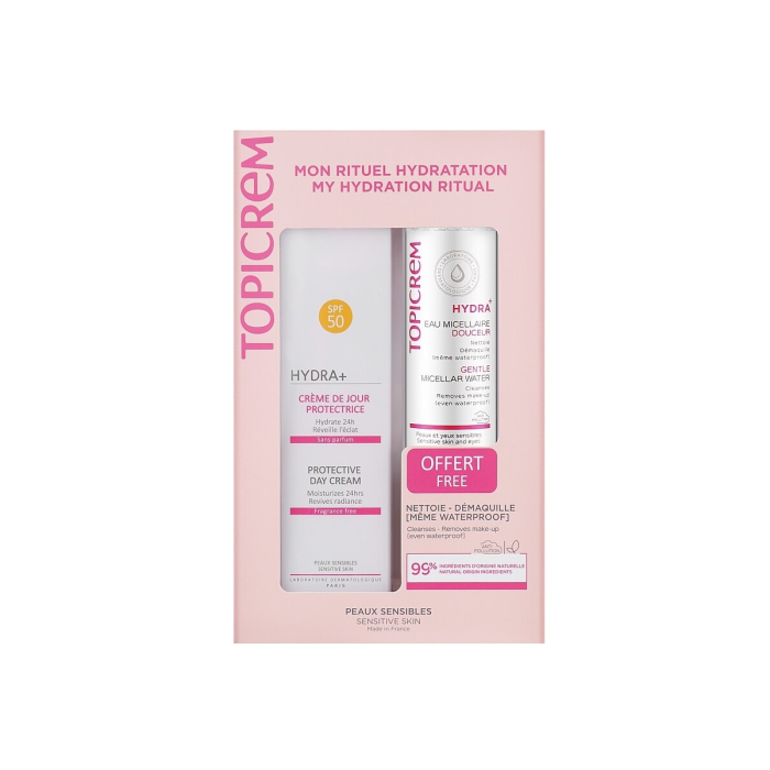 Topicrem Hydra+ Crema Día Protectora Spf50 Lote