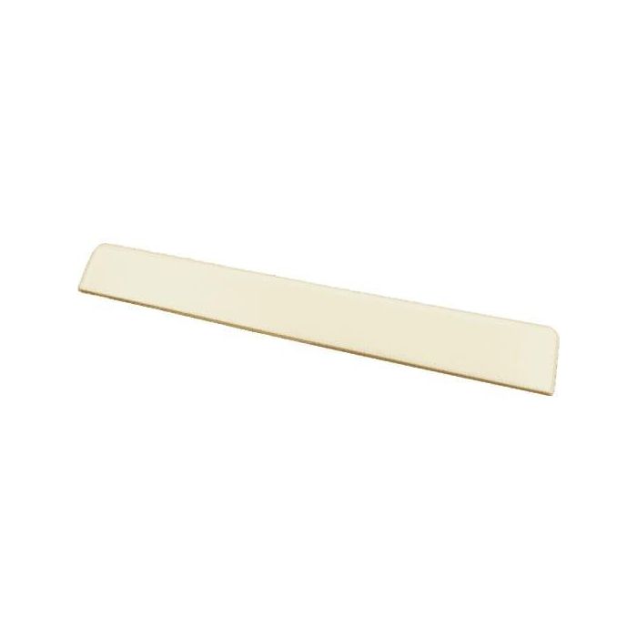 Selleta De Plástico Para Puentes De Guitarra Clásica. 3-3/32" ? 9/16"X1/8"-Efecto Hueso/ Marfil