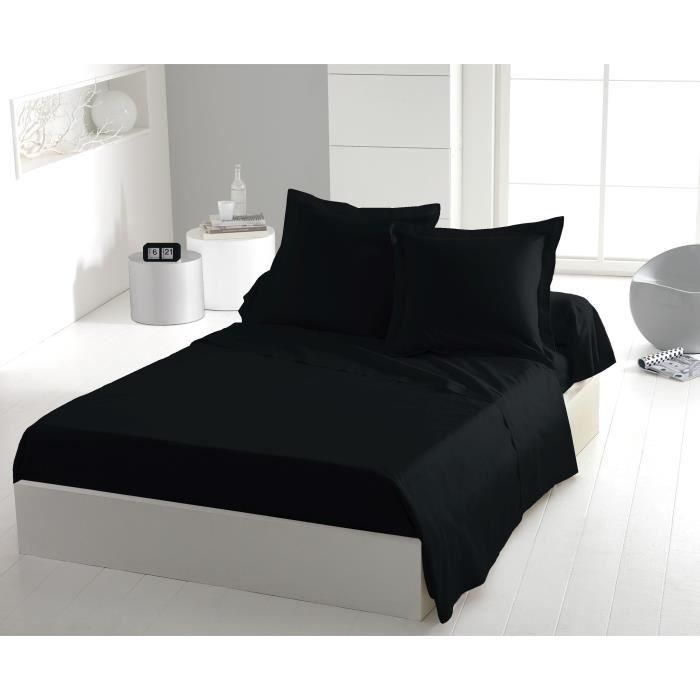 Sábana plana - HOME LINGE PASSION - HP72094 - Microfibra de 82 g - 180 x 290 cm - Negra 0 Sábana plana - HOME LINGE PASSION - HP72094 - Microfibra de 82 g - 180 x 290 cm - Negra 0