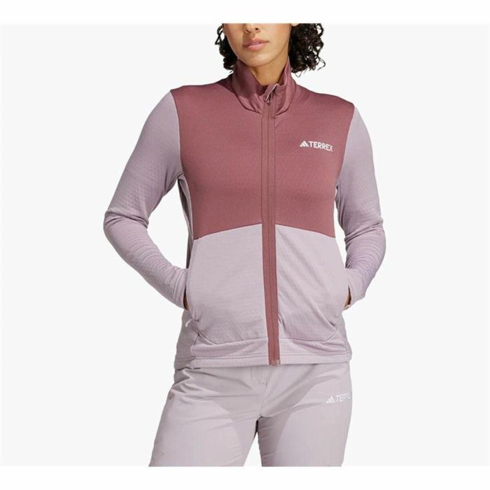 Chaqueta Deportiva para Mujer Adidas Terrex Multi Light Fleece Rosa 4 Chaqueta Deportiva para Mujer Adidas Terrex Multi Light Fleece Rosa 4