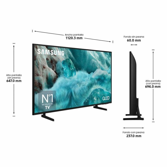 Smart TV Samsung TQ50Q7FAAUXX 50 50" 4K Ultra HD HDR QLED 1 Smart TV Samsung TQ50Q7FAAUXX 50 50" 4K Ultra HD HDR QLED 1