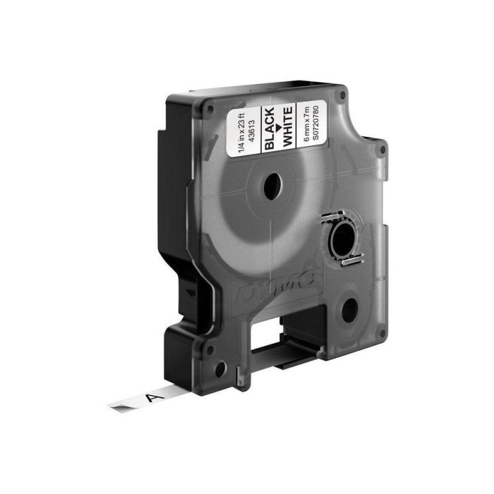Cinta Laminada para Rotuladoras Dymo D1 43613 6 mm LabelManager™ Blanco Negro (5 Unidades) 1 Cinta Laminada para Rotuladoras Dymo D1 43613 6 mm LabelManager™ Blanco Negro (5 Unidades) 1