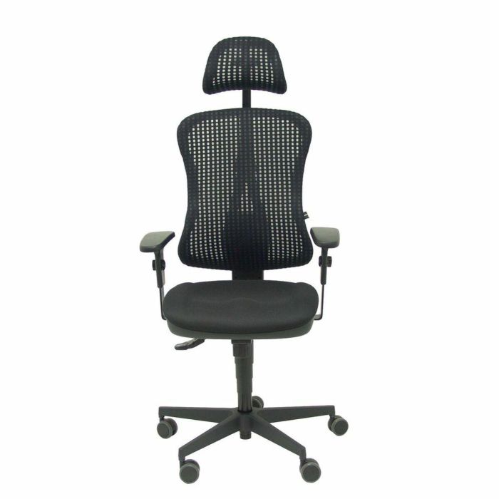 Silla de Oficina con Cabecero Agudo P&C 840B23C Negro 6 Silla de Oficina con Cabecero Agudo P&C 840B23C Negro 6