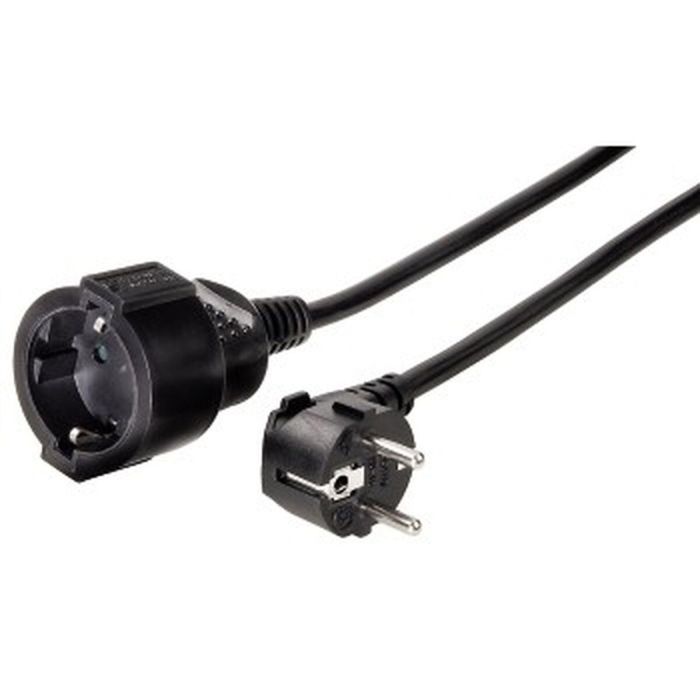 HAMA Cable extension Schucko 2m Negro 1