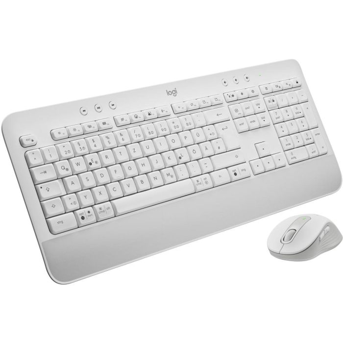 Logitech 920-011022 Desktop MK650 Signature BOLT Teclado y Ratón Inalámbricos Bluetooth QWERTZ Alemán Blanco