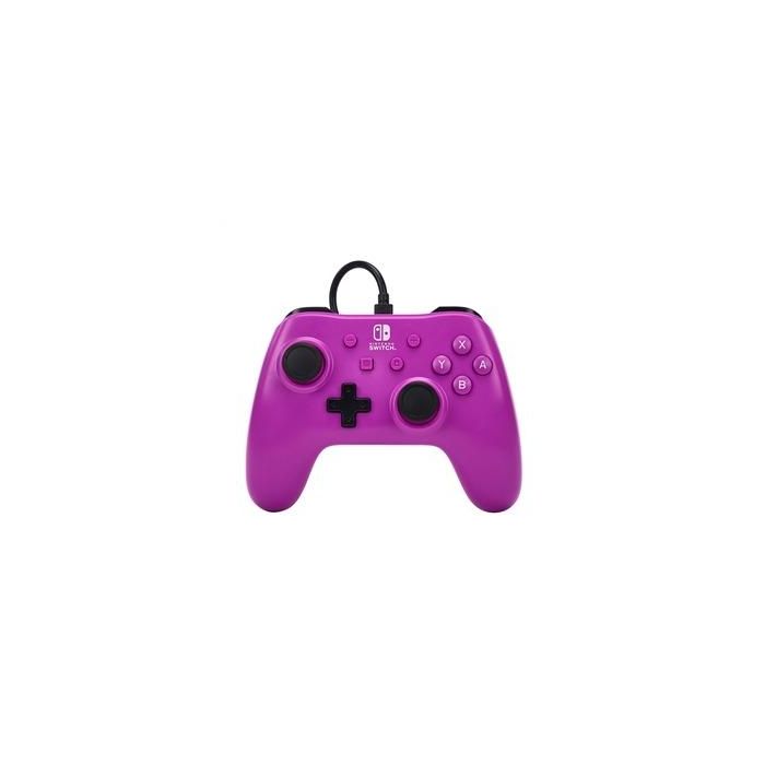 Mando Con Cable Nintendo Switch Grape Morado POWER A NSGP0143-01