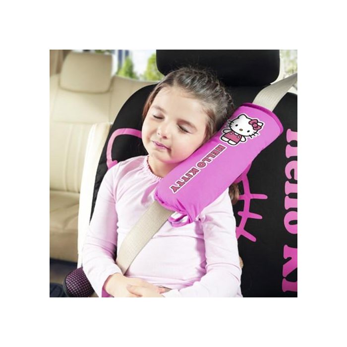 Hello Kitty KIT1038 Almohada Cojín Rosa XL Universal para Cinturón de Seguridad 100% Poliéster Lavable Hello Kitty KIT1038 Almohada Cojín Rosa XL Universal para Cinturón de Seguridad 100% Poliéster Lavable