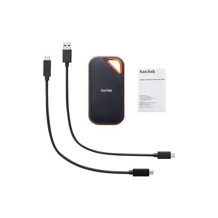 Sandisk Extreme PRO SSD Portátil 4TB USB 3.2 Gen2x2 2000 MB/s Negro Naranja 2