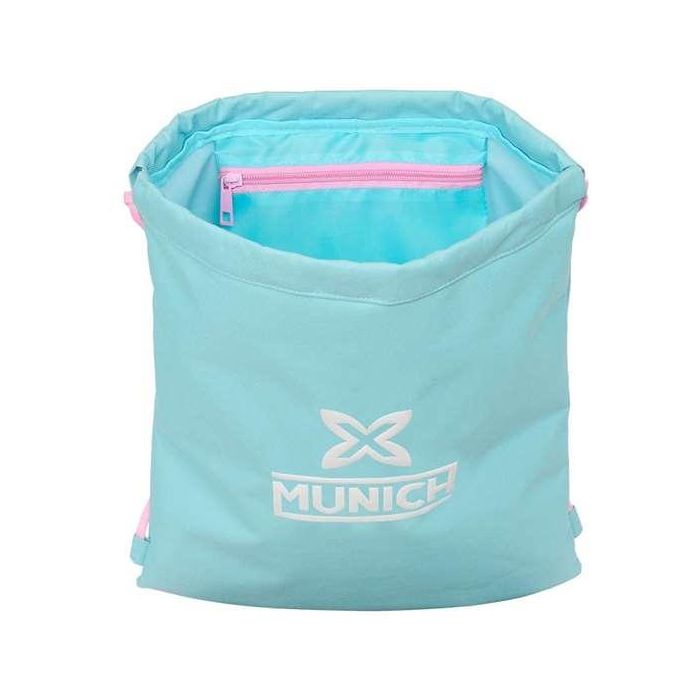 Bolsa Mochila con Cuerdas Munich Heaven Azul cielo 35 x 40 x 1 cm 5