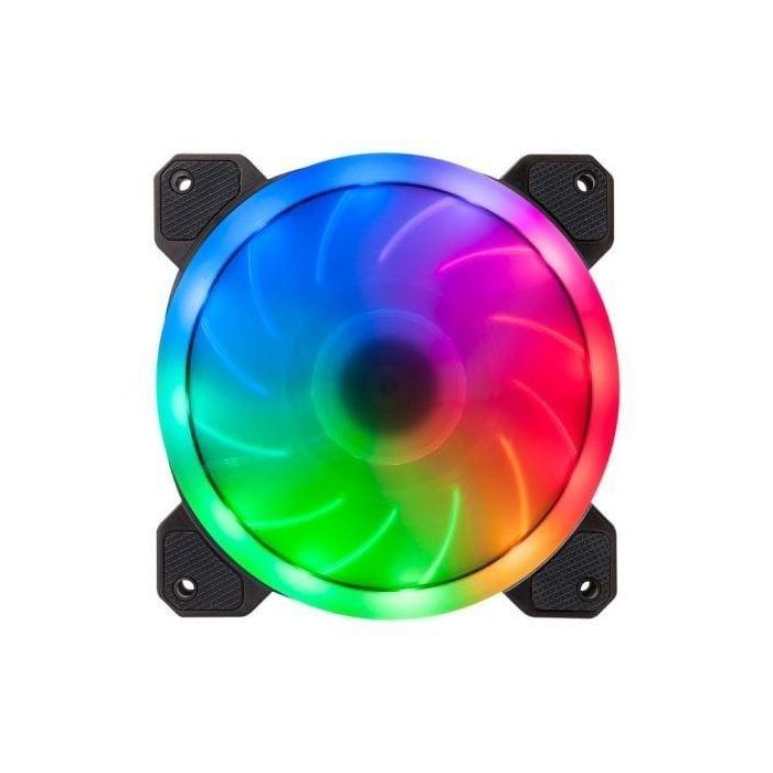 Hiditec N5-ARGB Ventilador Carcasa PC 12cm, Silencioso, 40CFM, ARGB Compatible, Iluminación LED Multi, Negro 1 Hiditec N5-ARGB Ventilador Carcasa PC 12cm, Silencioso, 40CFM, ARGB Compatible, Iluminación LED Multi, Negro 1