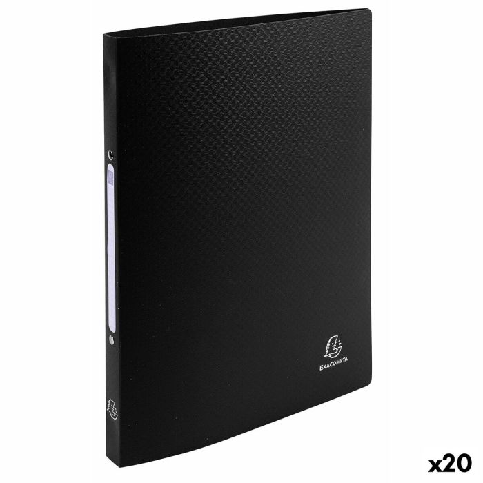 Carpeta de anillas Exacompta Negro A4 (20 Unidades) 0 Carpeta de anillas Exacompta Negro A4 (20 Unidades) 0