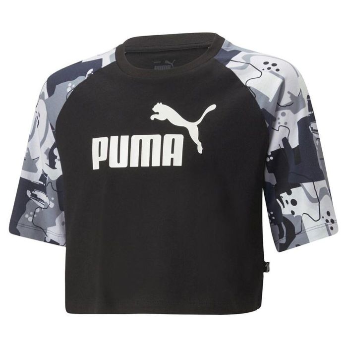 Camiseta de Manga Corta Infantil Puma Ess+ Street Art Negro 0 Camiseta de Manga Corta Infantil Puma Ess+ Street Art Negro 0