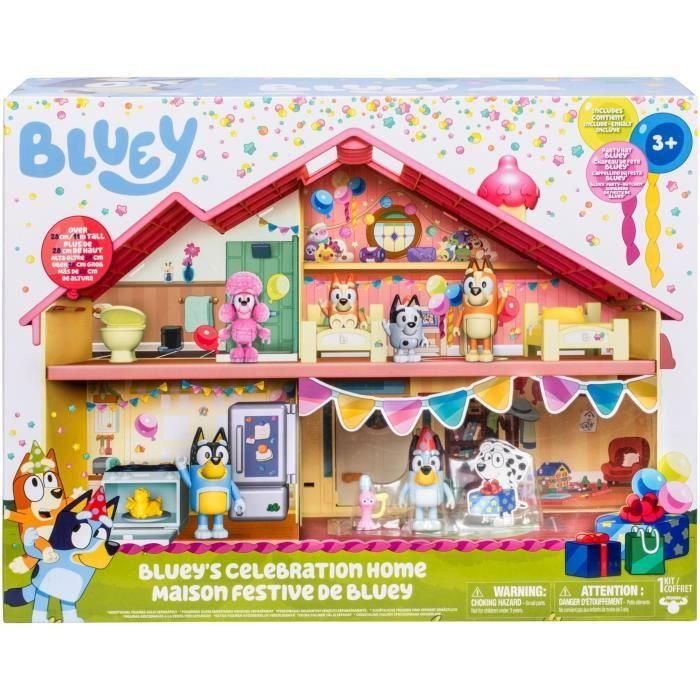 MOOSE 17669 La Casa de Celebraciones de Bluey con 11 Accesorios y Muebles Quita y Pon, Incluye Figura Exclusiva 5 MOOSE 17669 La Casa de Celebraciones de Bluey con 11 Accesorios y Muebles Quita y Pon, Incluye Figura Exclusiva 5