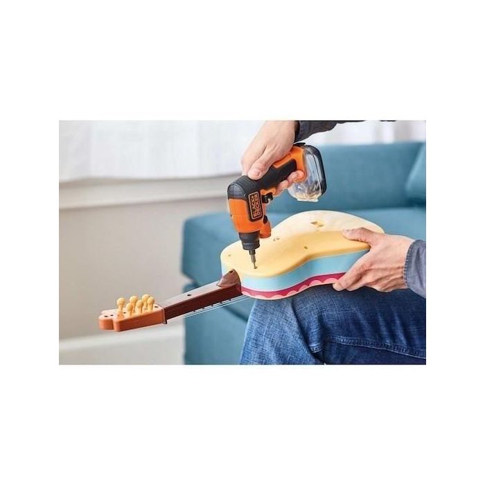 Black + Decker BDCSFS30C-QW Destornillador Inalámbrico 3.6 V, Color Negro, Incluye 31 Accesorios 2