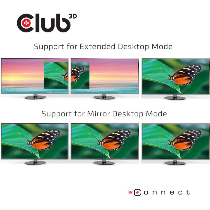 Club3D MST-Hub USB 3.2 Typ C > 3x DisplayPort 1.4 St/Bu retail 5 Club3D MST-Hub USB 3.2 Typ C > 3x DisplayPort 1.4 St/Bu retail 5