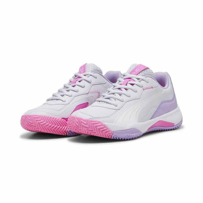 Zapatillas Deportivas Mujer Puma Nova Smash Blanco Ciruela 4