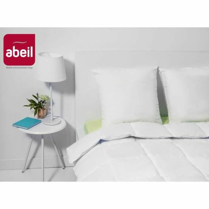 Abeil Juego de 2 Almohadas Orgánicas Comfort 60 x 60 cm Blanco 3