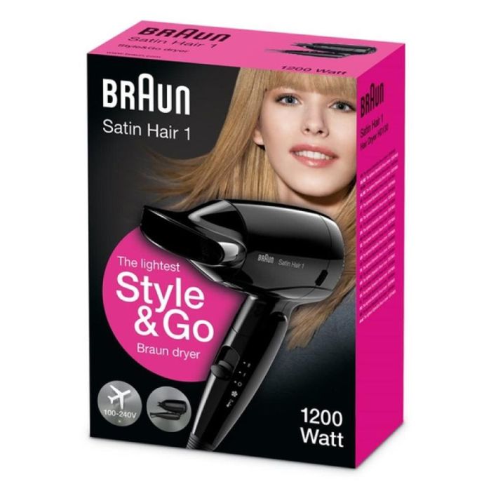 Secador Pelo Braun Hd130 Style&Go 1200 W 2 Secador Pelo Braun Hd130 Style&Go 1200 W 2