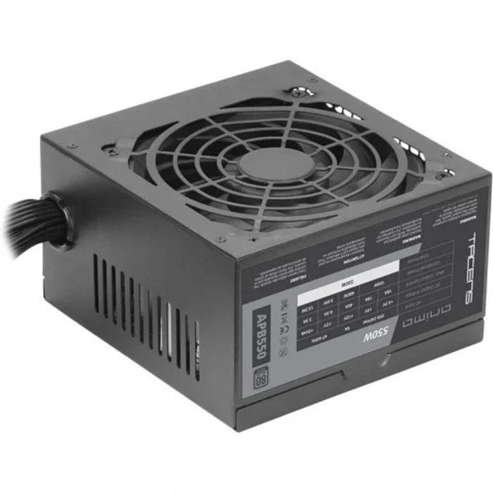 Tacens Fuente Alimentación ATX APB550 550W 80 Plus Bronze, Ventilador 120mm Ultra Silencioso 4