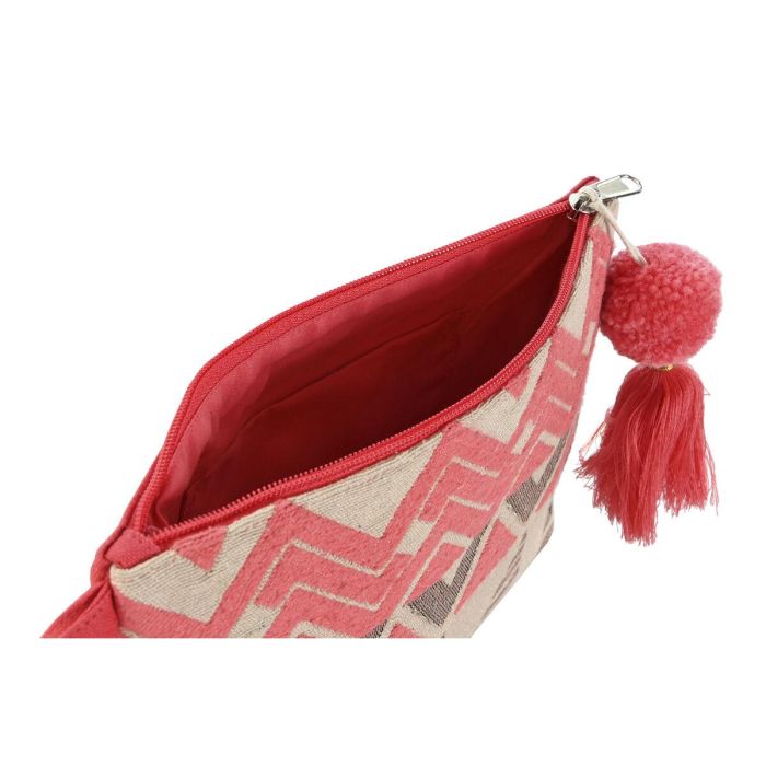 Neceser Mediterraneo DKD Home Decor Fucsia Beige 2 x 19 x 26 cm 2 Neceser Mediterraneo DKD Home Decor Fucsia Beige 2 x 19 x 26 cm 2