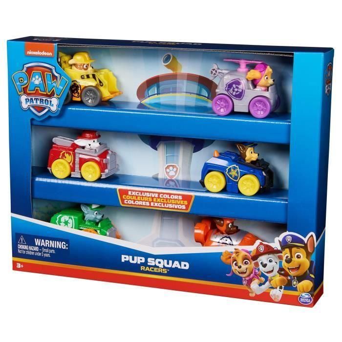 Paw Patrol Pack 6 Vehículos Pup Squad Racer 6070070 Spin 5 Paw Patrol Pack 6 Vehículos Pup Squad Racer 6070070 Spin 5