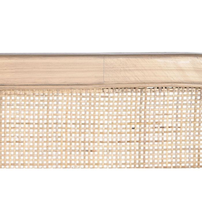 Cabecero de Cama Home ESPRIT Natural Madera de caucho 180 x 3,5 x 120 cm 2