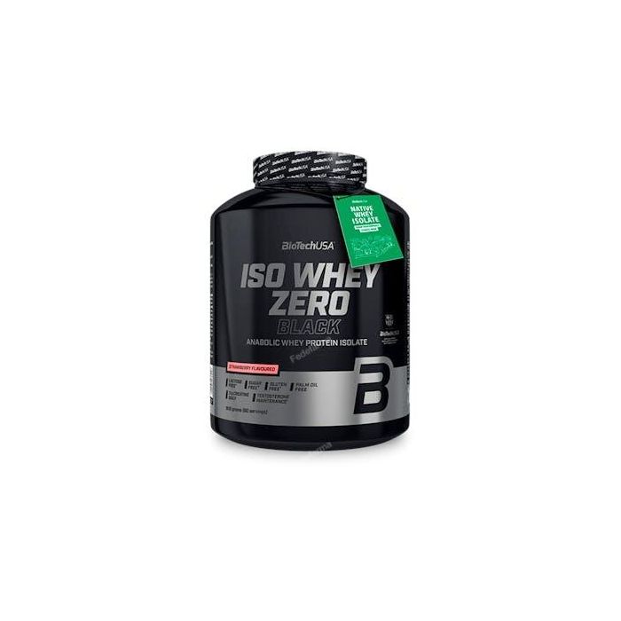 BiotechUSA Iso Whey Zero Black 1816G Fresa Proteína Aislada