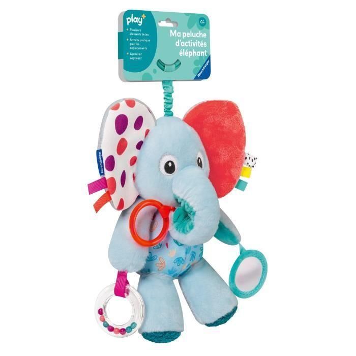Ravensburger -PLAY + - Peluche de actividad Mi elefante - Desde el nacimiento - Versión francesa - 34005 3 Ravensburger -PLAY + - Peluche de actividad Mi elefante - Desde el nacimiento - Versión francesa - 34005 3
