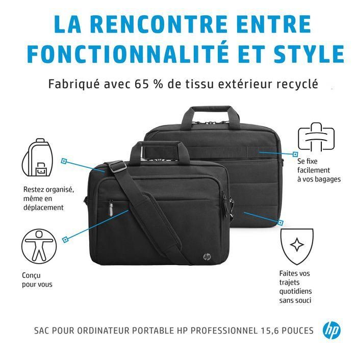 HP Bolsa para portátil profesional de 15.6 pulgadas 12